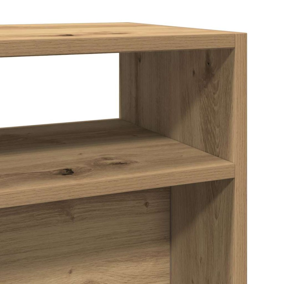 Mesa consola madera de ingeniería roble artesanal 105x30x80
