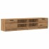 Muebles para TV 2 uds madera roble artisan 80x35x36,5