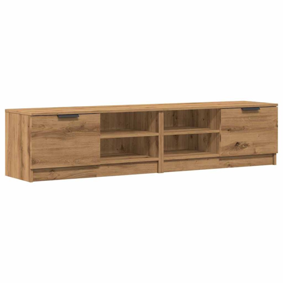 Muebles para TV 2 uds madera roble artisan 80x35x36,5