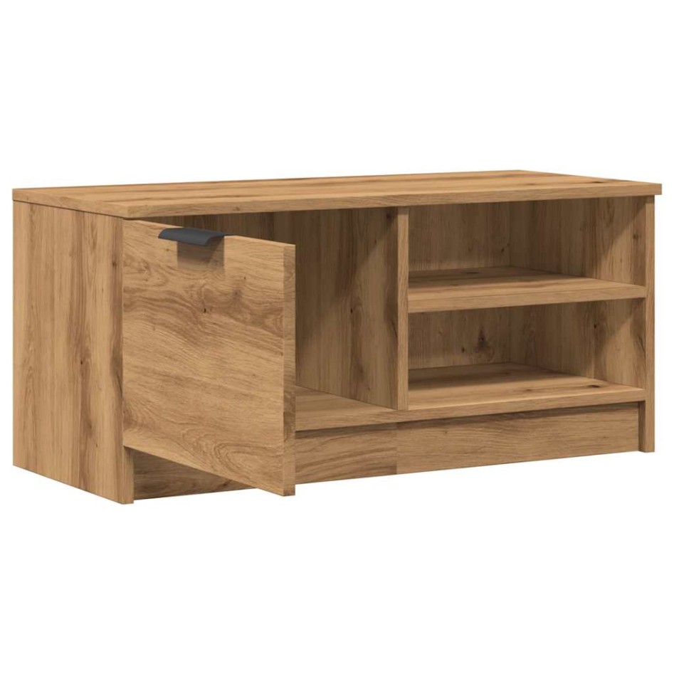 Muebles para TV 2 uds madera roble artisan 80x35x36,5