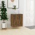 Mueble zapatero madera contrachapada roble ahumado 60x35x70