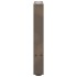 Patas para mesa de centro de acero natural 2 uds 38x(42-43)