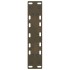 Patas para mesa de centro de acero natural 2 uds 38x(42-43)