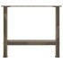 Patas para mesa de centro de acero natural 2 uds 60x(42-43)