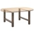 Patas para mesa de centro de acero natural 2 uds 70x(42-43)