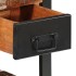 Mesilla de noche multicolor 35x34x45 cm madera maciza