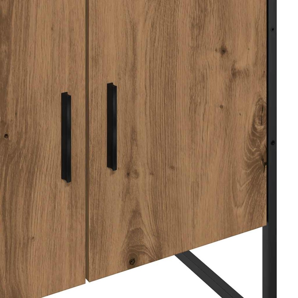 Mueble de lavabo de baño madera roble artisan 60x33x60