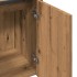 Mueble de lavabo de baño madera roble artisan 60x33x60
