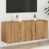 Mueble para TV de pared roble artisian 100x30x41