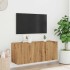 Mueble para TV de pared roble artisian 100x30x41