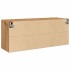 Mueble para TV de pared roble artisian 100x30x41