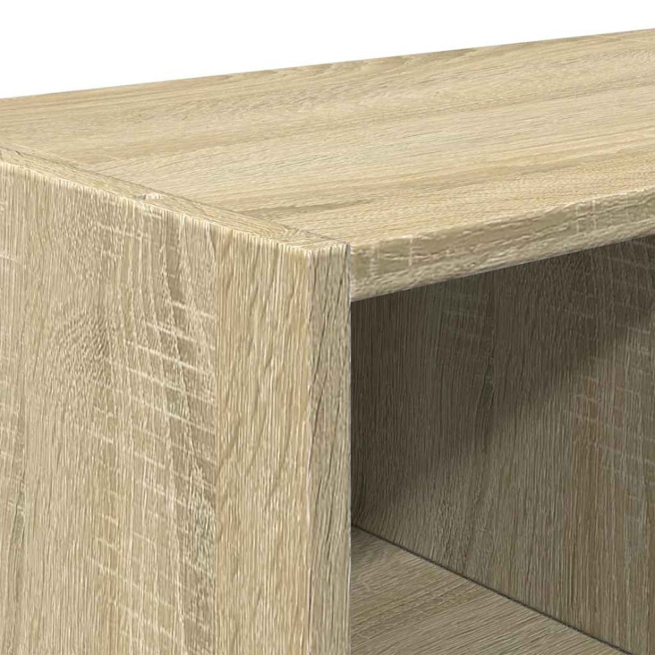 Zapateros 2 uds apilables roble sonoma 89,5x30x40