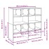 Zapateros 2 uds apilables roble sonoma 89,5x30x40