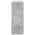 Zapateros 2 uds apilables gris hormigón 89,5x30x40