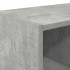 Zapateros 2 uds apilables gris hormigón 89,5x30x40