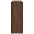 Zapateros 2 uds apilables roble marrón 89,5x30x40