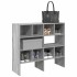 Zapateros 2 uds apilables gris sonoma 89,5x30x40