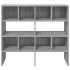 Zapateros 2 uds apilables gris sonoma 89,5x30x40