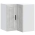 Mueble esquinero cocina Porto madera contrachapada gris