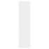 Mueble zapatero madera contrachapada blanco 80x25x100