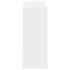 Mueble zapatero madera contrachapada blanco 80x25x81