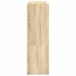 Mueble zapatero madera contrachapada roble sonoma 80x25x81