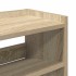 Mueble zapatero madera contrachapada roble sonoma 80x25x81