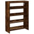 Zapatero madera contrachapada roble ahumado 60x25x81