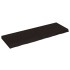 Tablero mesa madera roble tratada marrón oscuro 120x40x(2-6)