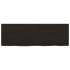 Tablero mesa madera roble tratada marrón oscuro 120x40x(2-6)