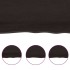 Tablero mesa madera roble tratada marrón oscuro 120x40x(2-6)