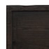 Tablero mesa madera roble tratada marrón oscuro 120x40x(2-6)