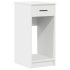 Torre de ordenador con cajón blanco 35x45x77