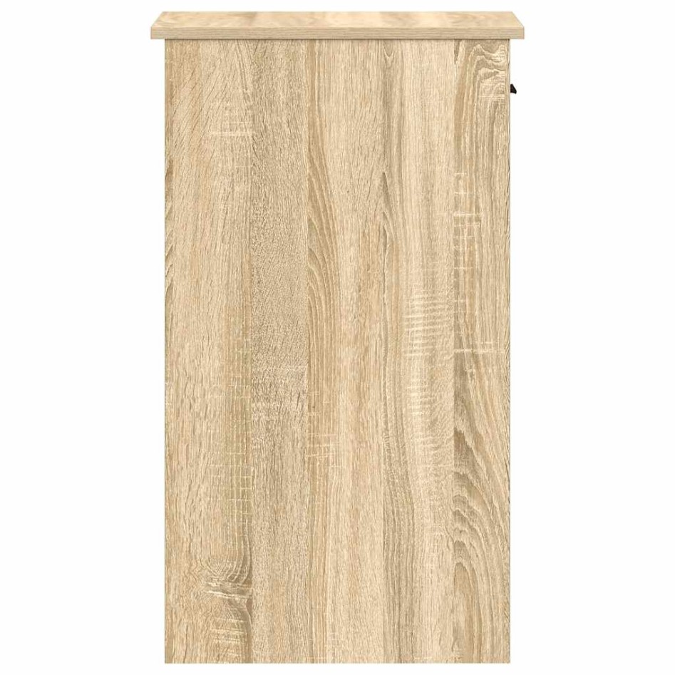 Torre de ordenador con cajón roble sonoma 35x45x77