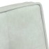 Sillón de relax con reposapiés terciopelo gris
