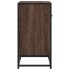 Mesilla de noche roble marrón 60x31x60 cm madera