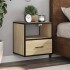 Mesitas de noche de pared 2 unidades roble Sonoma 40x31x39,5