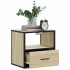 Mesitas de noche de pared 2 unidades roble Sonoma 40x31x39,5