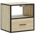 Mesitas de noche de pared 2 unidades roble Sonoma 40x31x39,5