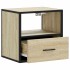 Mesitas de noche de pared 2 unidades roble Sonoma 40x31x39,5