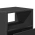 Mesitas de noche de pared 2 unidades negra 40x31x39,5
