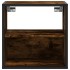 Mesitas de noche pared 2 uds color roble ahumado 40x31x39,5