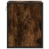 Mesitas de noche pared 2 uds color roble ahumado 40x31x39,5