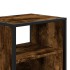 Mesitas de noche pared 2 uds color roble ahumado 40x31x39,5