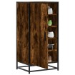 Zapatero madera contrachapada roble ahumado 48x38x97,5 cm