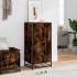 Zapatero madera contrachapada roble ahumado 48x38x97,5