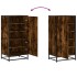 Zapatero madera contrachapada roble ahumado 48x38x97,5