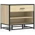 Banco zapatero madera de ingeniería roble sonoma 60x40x53,5