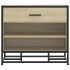 Banco zapatero madera de ingeniería roble sonoma 60x40x53,5