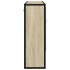 Armario con espejo de baño madera roble sonoma 65x20x60